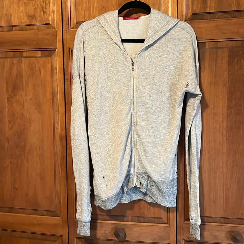 N:Philanthropy Grey Cotton Hoodie